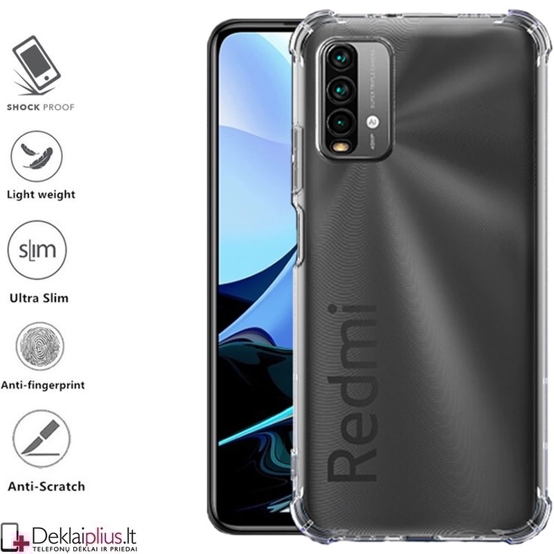 Silikoninis-Anti shock dėklas - permatomas (Xiaomi Redmi 9T/Poco M3) Silikoninis-Anti shock dėklas - permatomas (Xiaomi Redmi 9T/Poco M3)